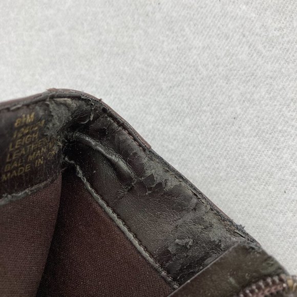 Franco Fortini "Leigh" Brown Leather Heeled Ankle Boots - Picture 13 of 14